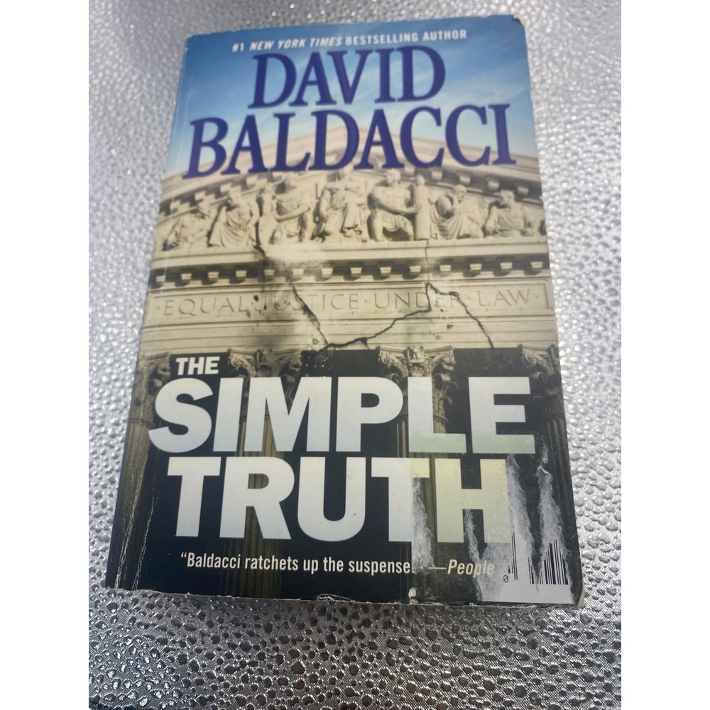 The Simple Truth by David Baldacci Mass Market Paperback Legal Thriller Fiction